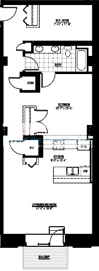 1224 W Van Buren Floorplan - Unit 00 Tier
