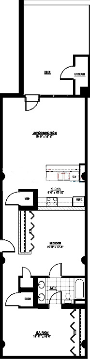 1224 W Van Buren Floorplan - 24 Tier*
