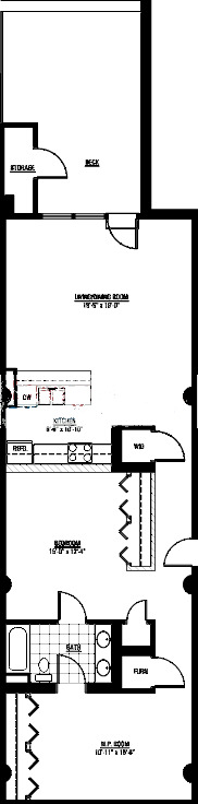 1224 W Van Buren Floorplan - 26 Tier*