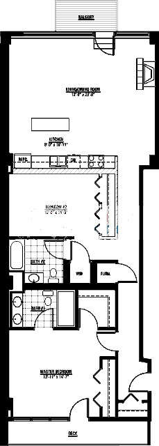 1224 W Van Buren Floorplan - 13 Tier*