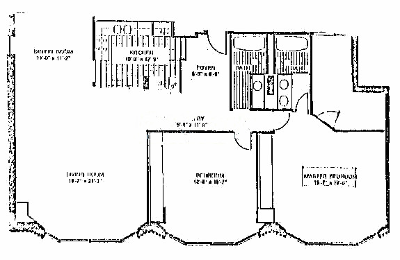 1440 N State Floorplan - A Tier