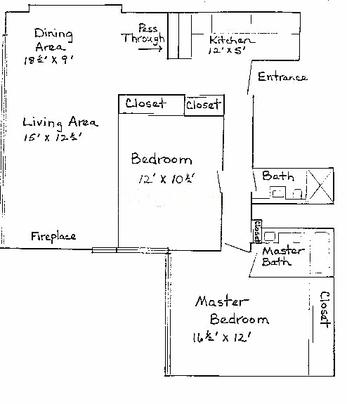 1540 N State Floorplan - A Tier*