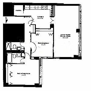 1540 N State Floorplan - B Tier