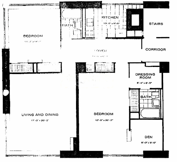 1555 N Dearborn Floorplan - DE Tier*