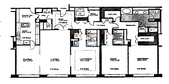 180 E Pearson Floorplan - C Tier