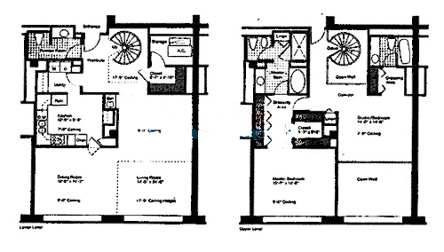 180 E Pearson Floorplan - E Tier