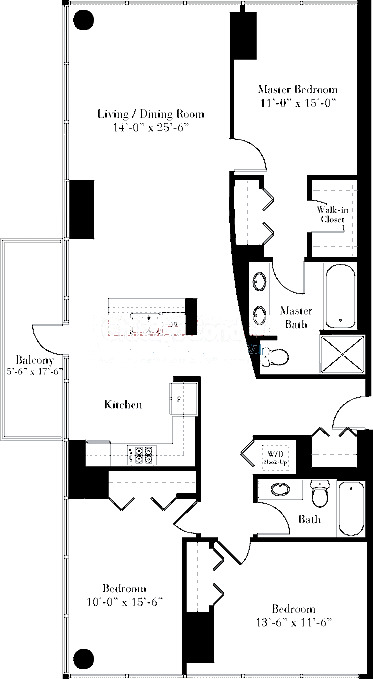 1841 S Calumet Floorplan - 01 Tier