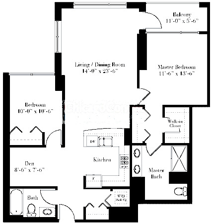 1841 S Calumet Floorplan - 06 Tier*