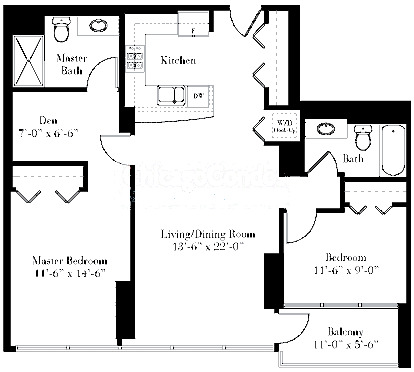 1841 S Calumet Floorplan - 09 Tier