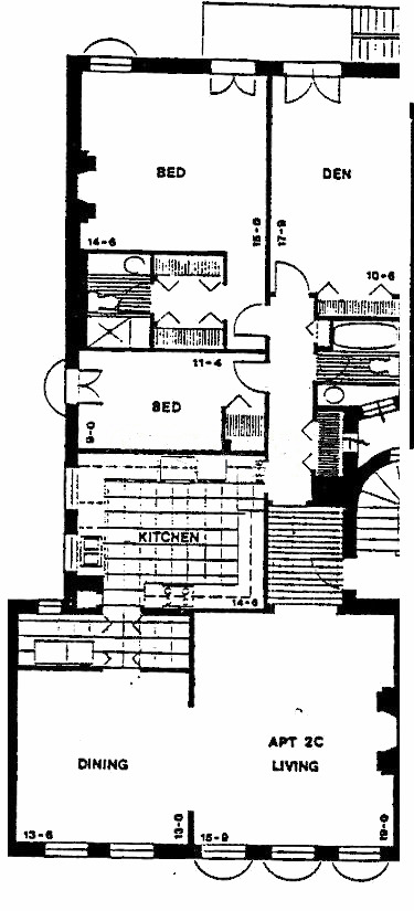 30 E Elm St Floorplan - 2C Tier