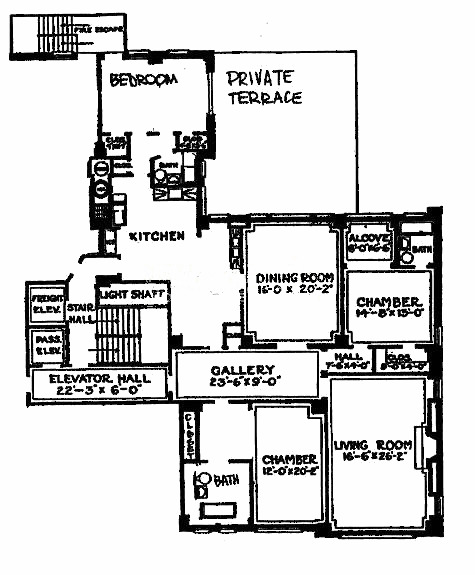 990 N Lake Shore Drive Floorplan - 2E Tier