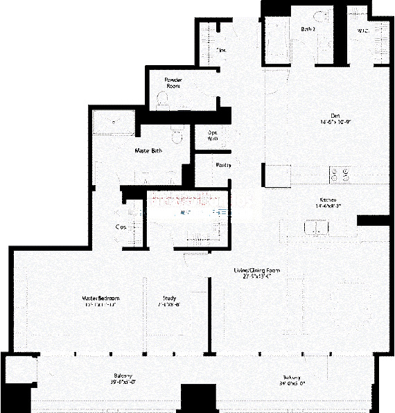 240 E Illinois Floorplan - 01 Tier*