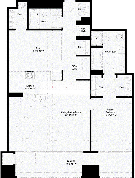 240 E Illinois Floorplan - 06 Tier*
