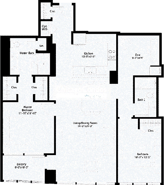 240 E Illinois Floorplan - 05 Tier