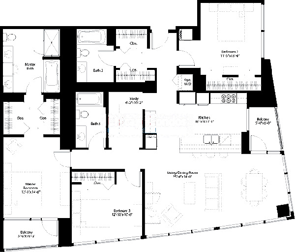 240 E Illinois Floorplan - 07 Tier*
