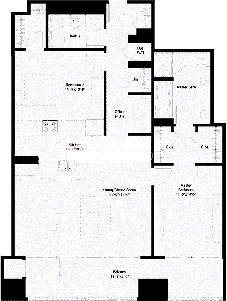 240 E Illinois Floorplan - 06 Tier*