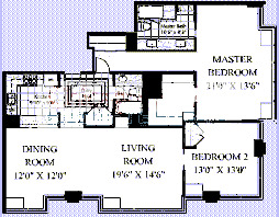 30 E Huron Floorplan - 02, 03, 08, 09 Premier Series (II) Tiers