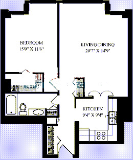 30 E Huron Floorplan - 01 & 10 Tiers