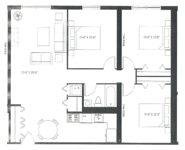 3900 N Pine Grove Floorplan - 205 Tier