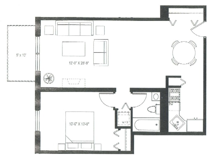 3900 N Pine Grove Floorplan - 211 Tier