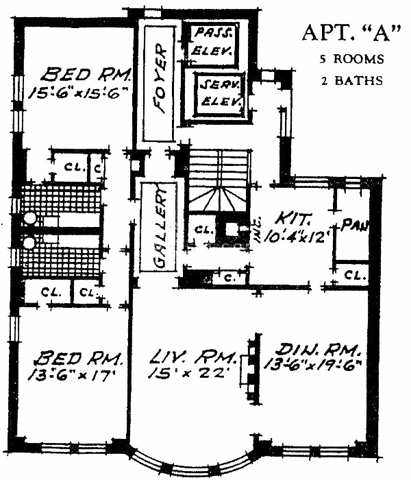 431 W Oakdale Floorplan - A Tier*