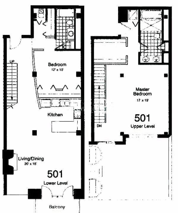 435 W Erie Floorplan - 501 West Building Tier