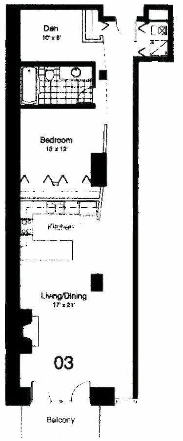 435 W Erie Floorplan - 03 Tier*