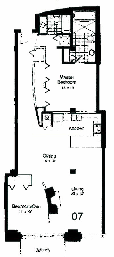 435 W Erie Floorplan - 07 Tier