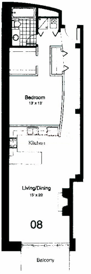 435 W Erie Floorplan - 08 Tier