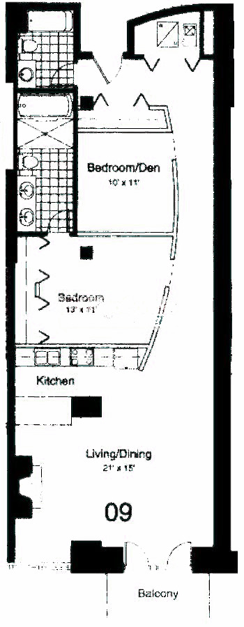 435 W Erie Floorplan - 09 Tier