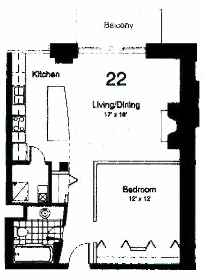 435 W Erie Floorplan - 22 Tier