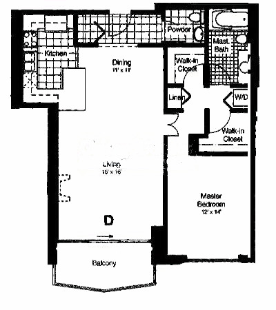 435 W Erie Floorplan - D Tier
