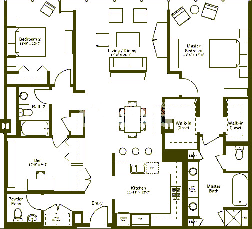 500 W Superior Floorplan - Premier E1 Tier