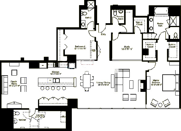 500 W Superior Floorplan - Premier G1 (03) Tier*