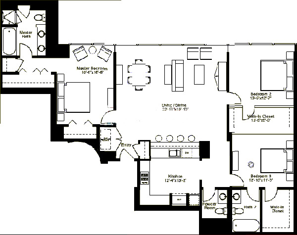 500 W Superior Floorplan - Skyview D3 (02) Tier*