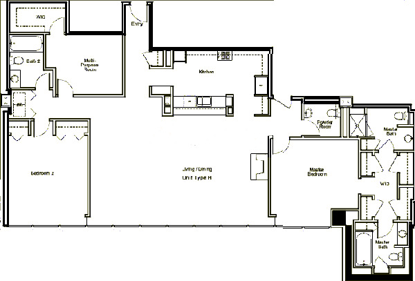 500 W Superior Floorplan - Skyview H Tier*