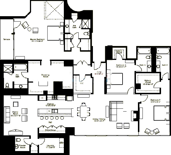500 W Superior Floorplan - Skyview K Tier*