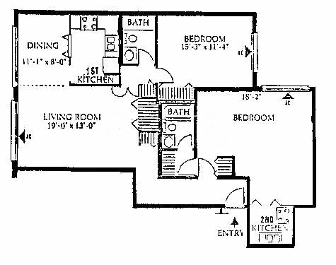 555 W Cornelia Ave Floorplan - 0E Tier