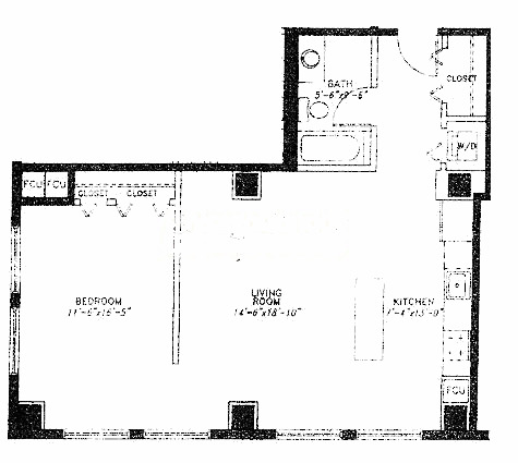 5 N Wabash Floorplan - B Tier*