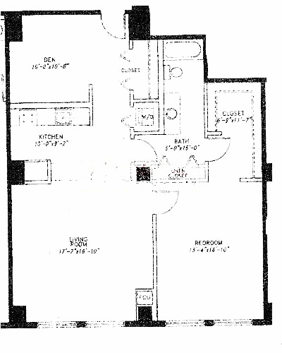 5 N Wabash Floorplan - E Tier*