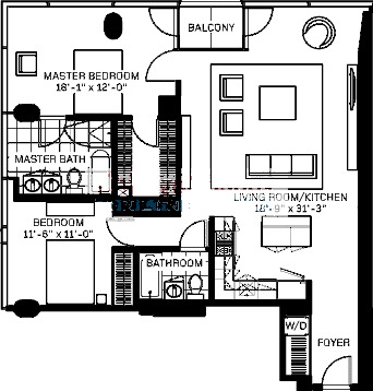 600 N Fairbanks Floorplan - 05 Tier