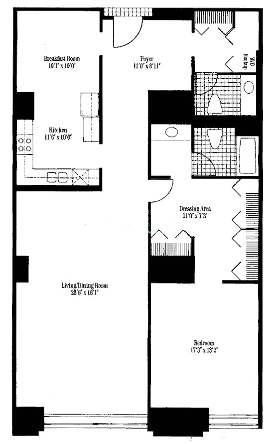 680 N Lake Shore Drive Floorplan - Lake 10 Tier*