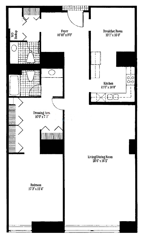 680 N Lake Shore Drive Floorplan - Lake 11 Tier*