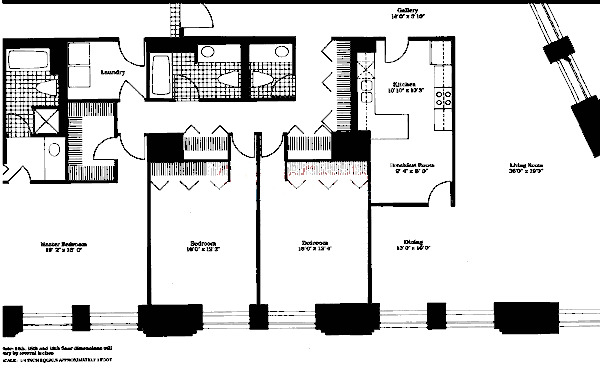 680 N Lake Shore Drive Floorplan - Lake 06 Tier