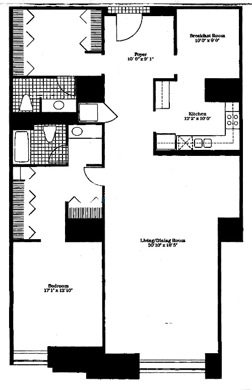 680 N Lake Shore Drive Floorplan - Lake 07 Tier*