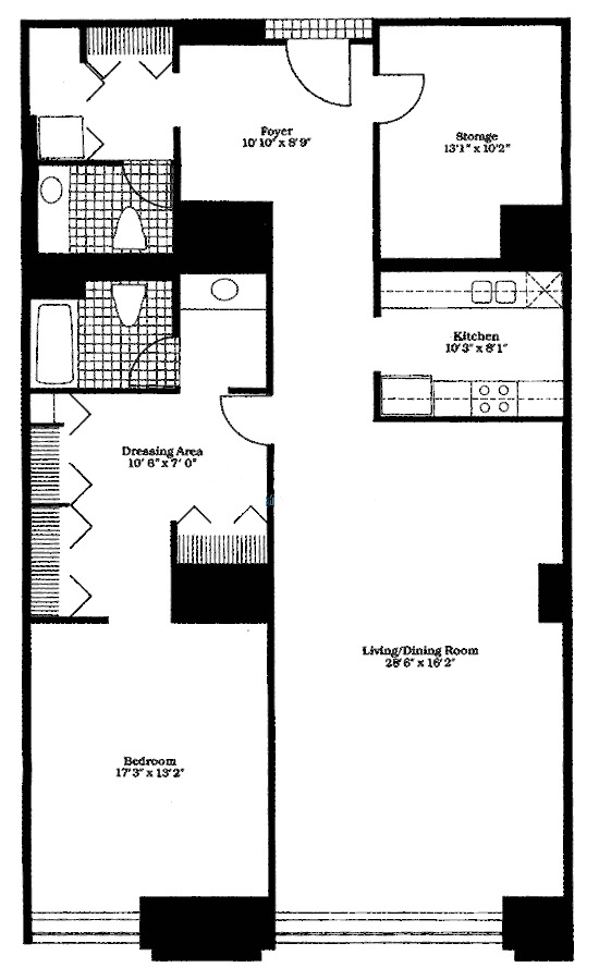 680 N Lake Shore Drive Floorplan - Lake 09 Tier*