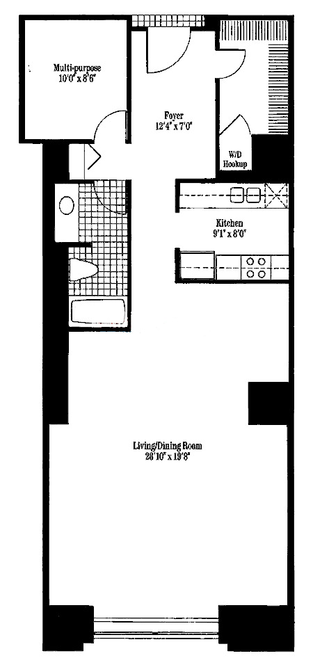 680 N Lake Shore Drive Floorplan - South 13 Tier*