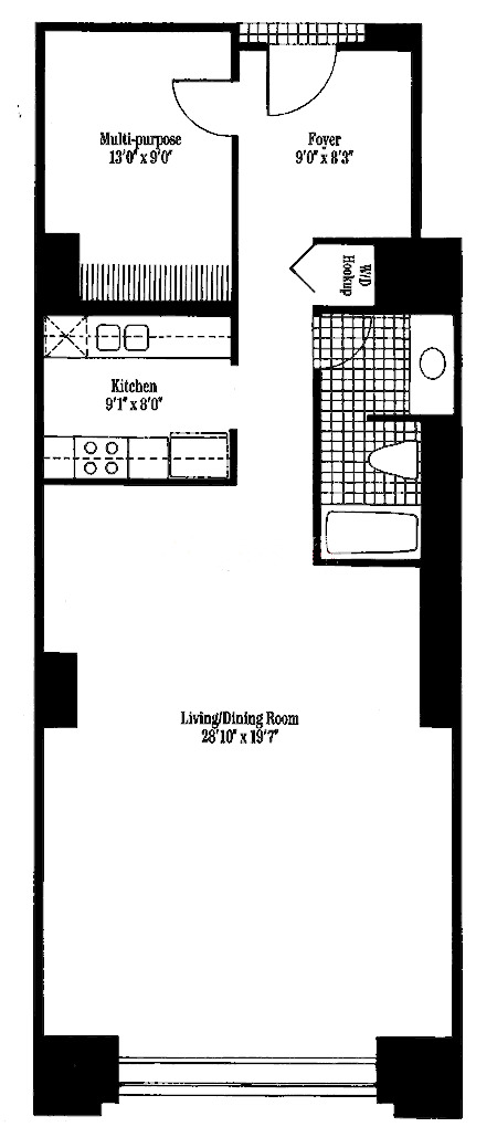 680 N Lake Shore Drive Floorplan - South 14 Tier