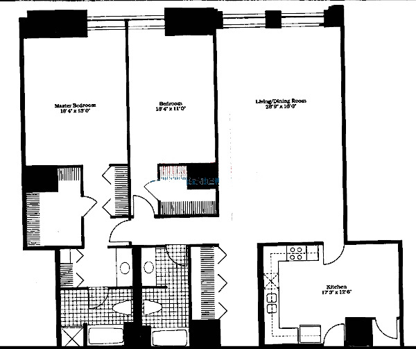 680 N Lake Shore Drive Floorplan - Tower 01 Tier