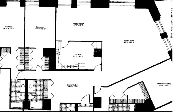 680 N Lake Shore Drive Floorplan - Tower 02 Tier*